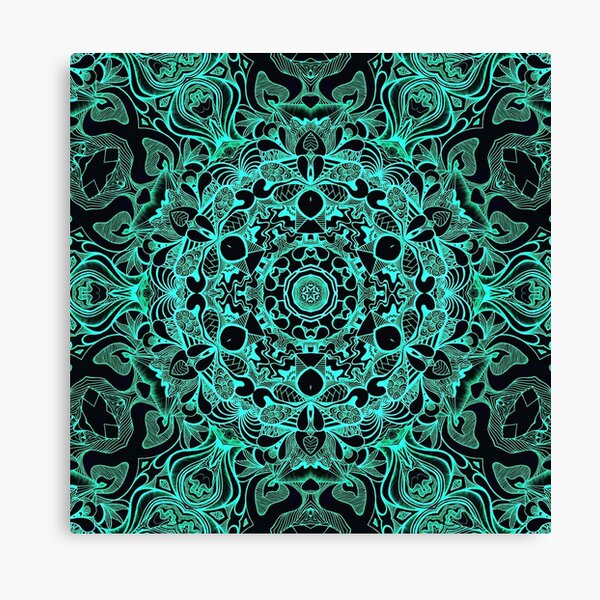 Green Circle Canvas Print