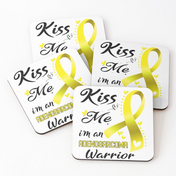 Item preview, Kiss Me I'm An Adenosarcoma Warrior designed and sold by hvoid41.