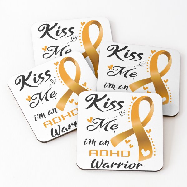 Item preview, Kiss Me I'm An ADHD Warrior designed and sold by hvoid41.