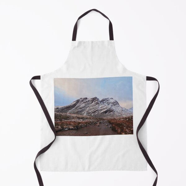 Item preview, Snowy Mountain and River View in Scotland.  designed and sold by kindtoearth.