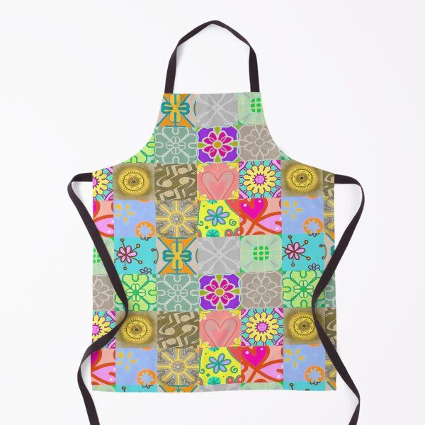 Item preview, Abstract Modern Patchwork Quilt Pattern - Spring designed and sold by AlteredAtelier.