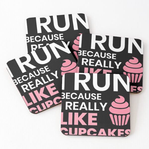 Item preview, Funny Running Shirt - I Run Because I Really Like Cupcakes designed and sold by oohyez69.