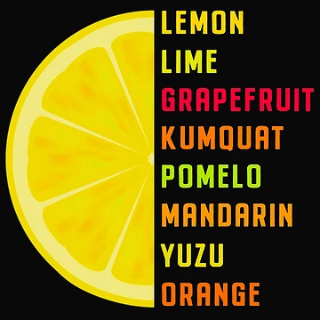 Artwork thumbnail, Citrus Fruits by DesignsofNote