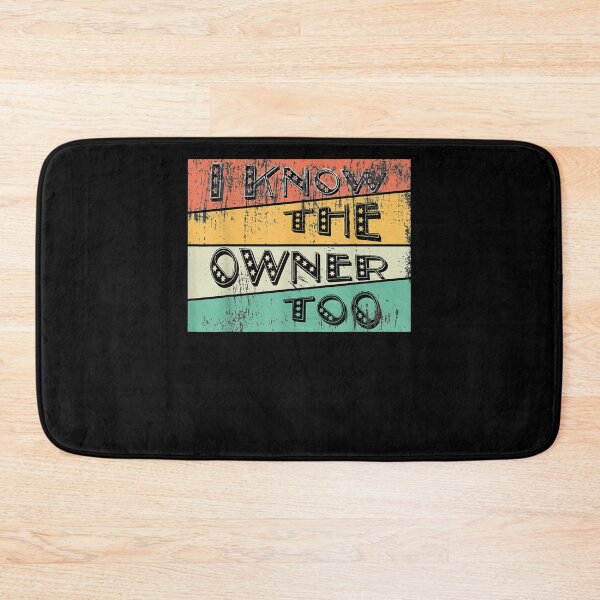 Item preview, I Know The Owner Too Loves Bartending Funny Vintage Barman Gift  designed and sold by rubysheila.