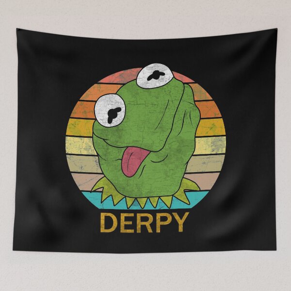 Item preview, Derpy Kermit The Frog designed and sold by ValentinaHramov.