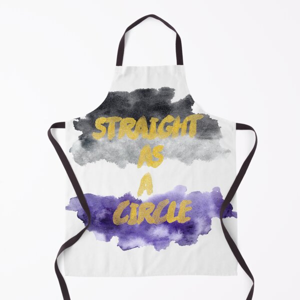 Item preview, Straight as a circle asexual flag designed and sold by Miri-Rainbowitz.