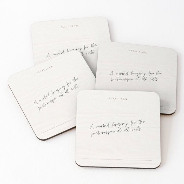 Item preview, Fatal flaw: A morbid longing for the picturesque at all costs designed and sold by Alter-Idem.