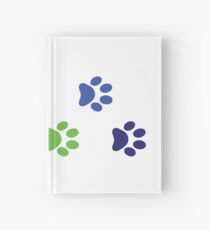 LGBT Dog Paw Prints Hardcover Journal