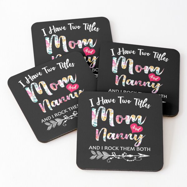 Artikelvorschau, Ich habe zwei Titel Mama und Nanny Blumen Blumen Muttertagsgeschenk entworfen und verkauft von rubysheila.