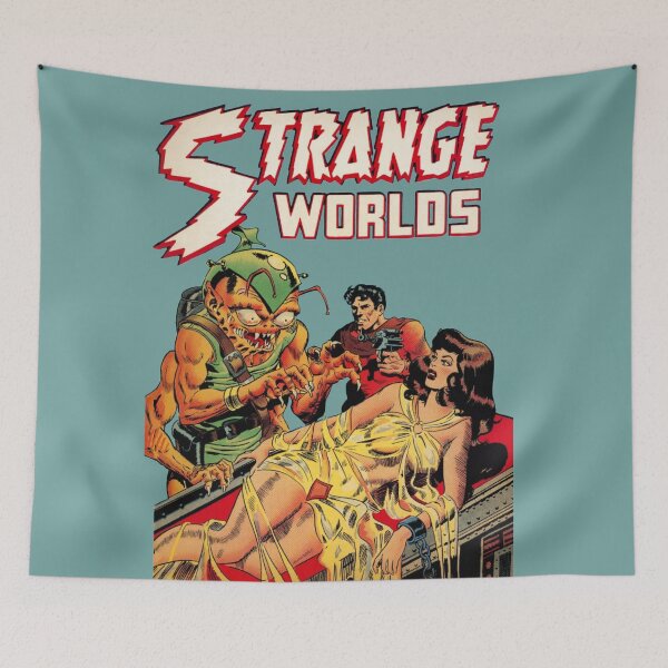 Item preview, Strange world's - vintage comics designed and sold by SidTastic .