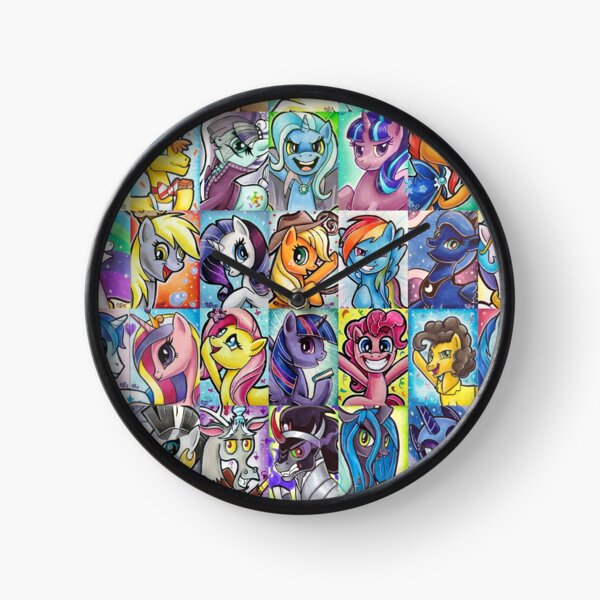 Friendship is Magic Collage Clock