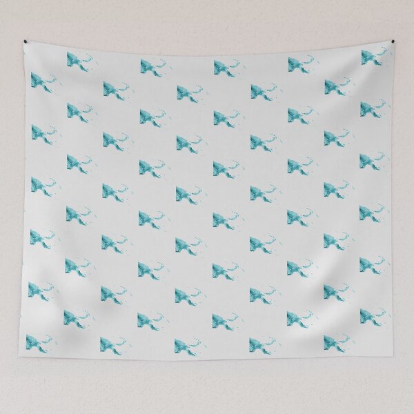Item preview, Papua New Guinea Map Blue Watercolour designed and sold by PNG-pikinini.