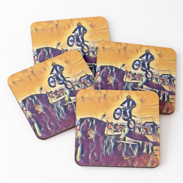 Item preview, Motocross Leap In Retro Pop designed and sold by Fearless-Fox.