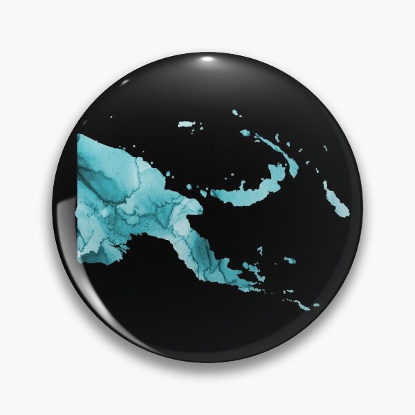 Item preview, Papua New Guinea Map Blue Watercolour designed and sold by PNG-pikinini.