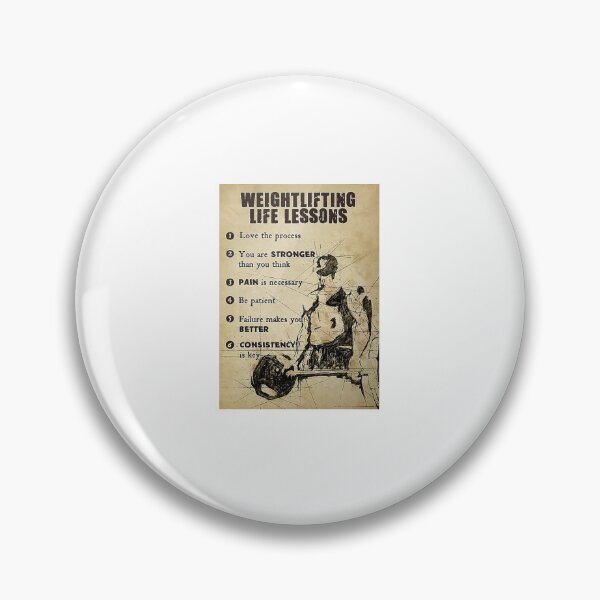 Item preview, Weightlifting Life Lessons Poster designed and sold by JurgenPSange.
