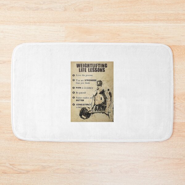 Item preview, Weightlifting Life Lessons Poster designed and sold by JurgenPSange.