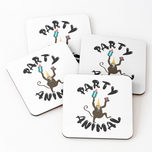 Item preview, Monkey Party Animal Cute Ape Funny Vintage Illustration designed and sold by Wizardofpizza.