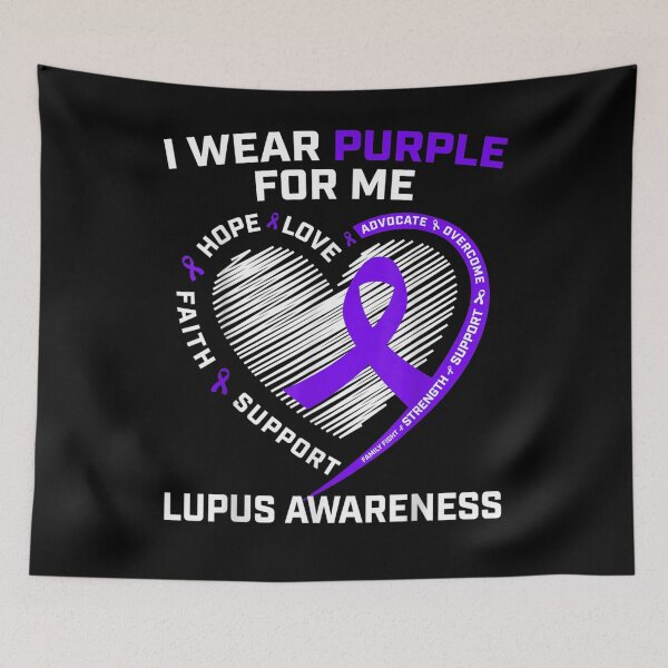 Item preview, Women Mom I Wear Purple For Me Lupus Awareness Product Heart Gift  designed and sold by rubysheila.