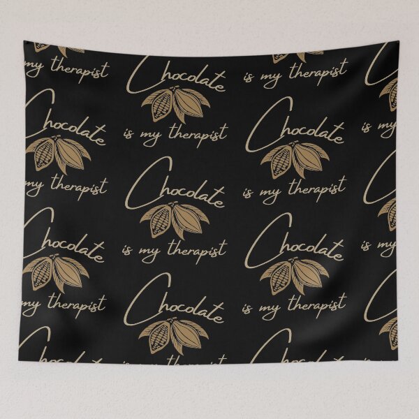 Item preview, Chocolate Is My Therapist designed and sold by SweetAndSpice.