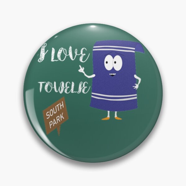 Artikelvorschau, Ich liebe Towelie Autocollant Ich liebe Towelie South Park entworfen und verkauft von ElviraAg.