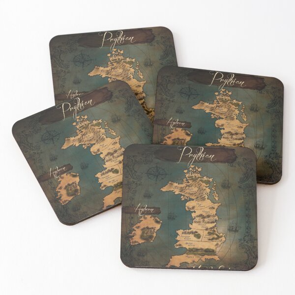Item preview, Prythian Map designed and sold by FlowArt-design.