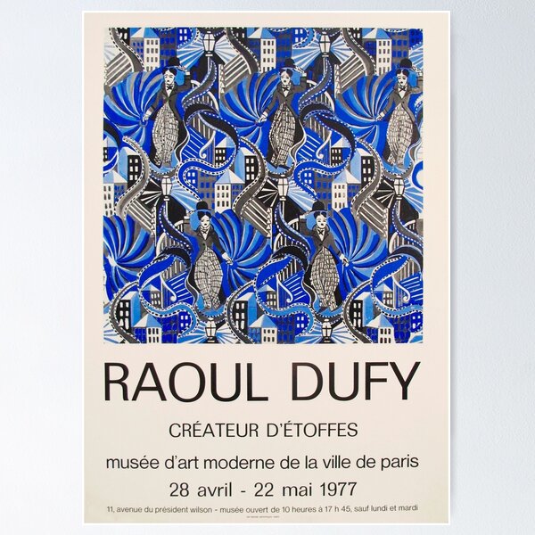 Item preview, Raoul Dufy - Exhibition poster Paris 1977 designed and sold by DejaVuStudio.