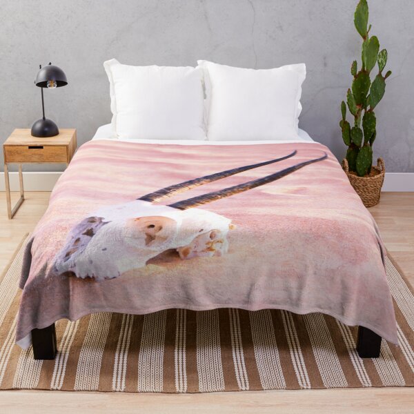 Item preview, Pink Animal Skull in Desert designed and sold by beaumontavenue.