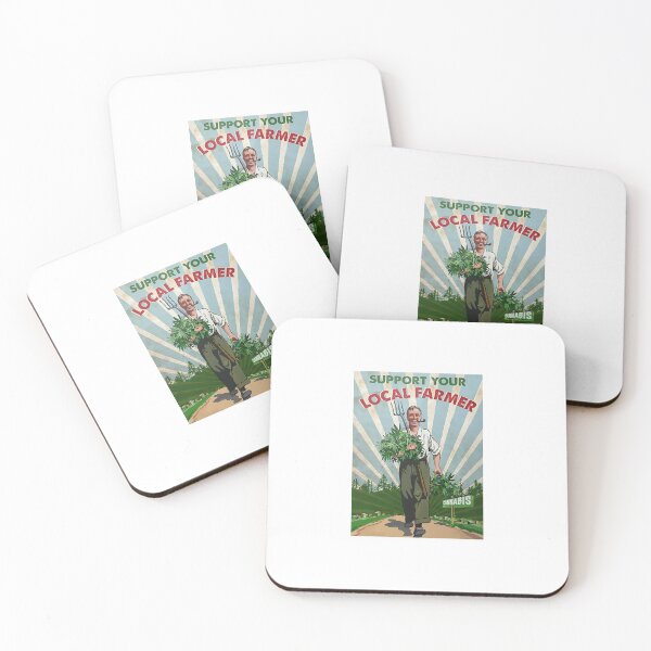 Item preview, Póster Weed Apoya a tu granjero local Canabis designed and sold by JurgenPSange.