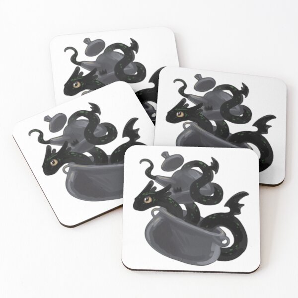 Item preview, Dragon Doodles: Pot Kettle Black designed and sold by Wandering-Mask.
