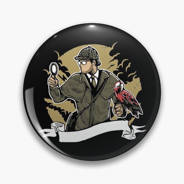 Item preview, Sherlock Holmes Parrot Magnifying Glass designed and sold by kookyhouse41.