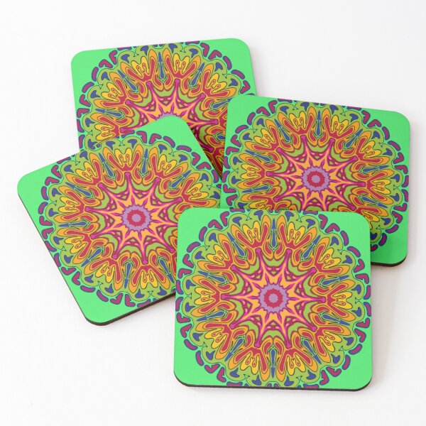Item preview, 'Circle of life' multicolor kaleidoscope art designed and sold by kalidoseye.