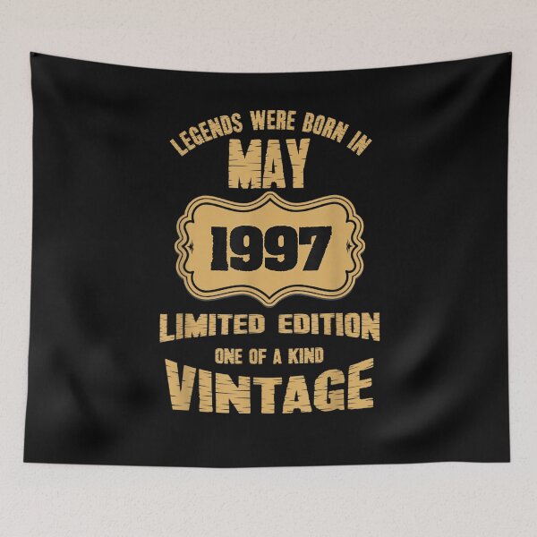 Item preview, Legends Were Born In May 1997 24th Birthday Limited Edition Gift  designed and sold by rubysheila.