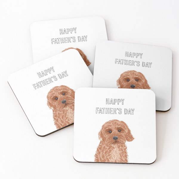 Item preview, Happy Father's Day (Cockapoo dog) designed and sold by Adam Regester.