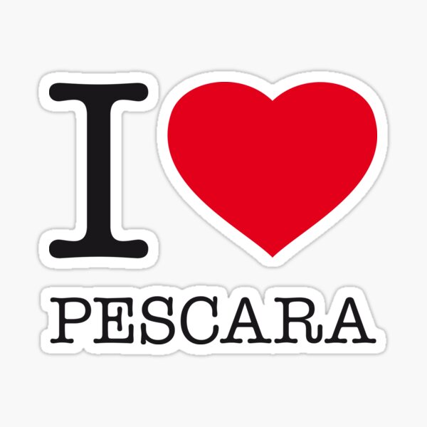 I LOVE  PESCARA Sticker