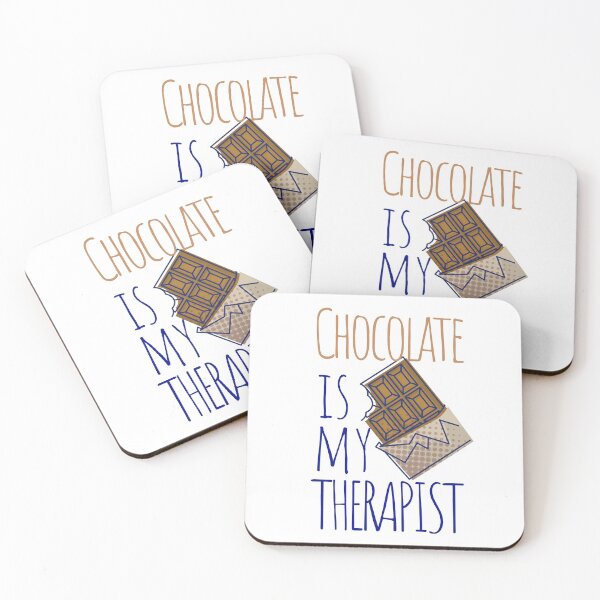 Item preview, Chocolate Is My Therapist designed and sold by SweetAndSpice.