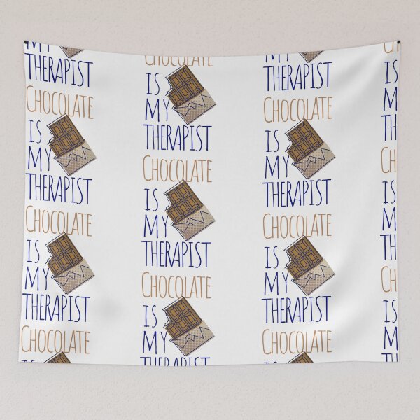 Item preview, Chocolate Is My Therapist designed and sold by SweetAndSpice.
