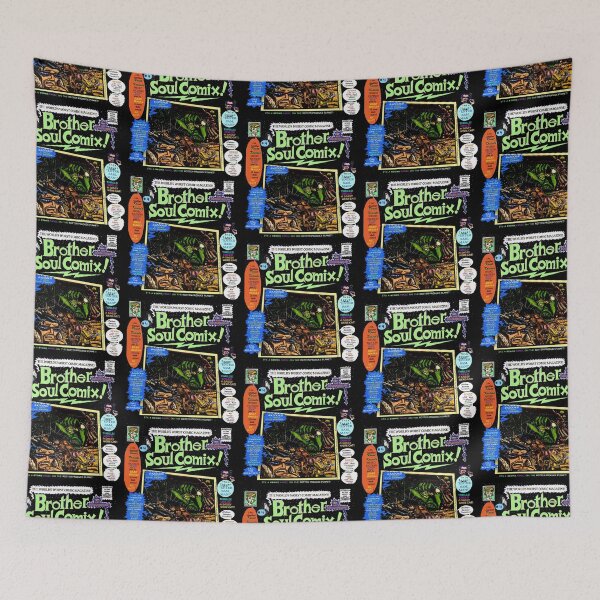 Item preview, Brother Soul Comic Magazine #4: Enter Sand, Man! ( Cover Pop-Art Print  ) designed and sold by TexWatt.