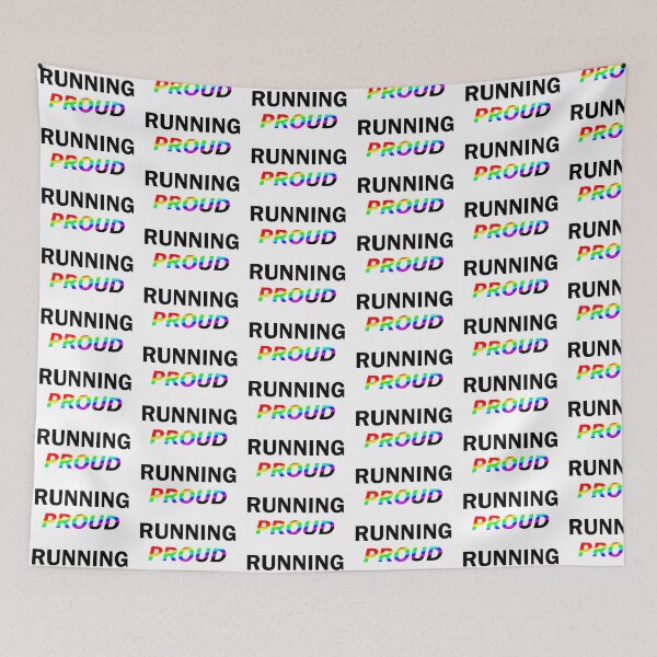 Item preview, Running PROUD - Pride Runner LGBTQ+ designed and sold by RUNunculus.