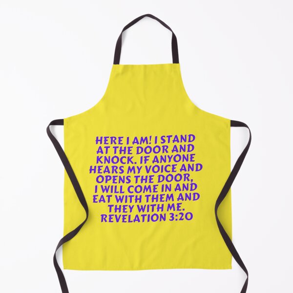 Item preview, Bible Verse Revelation 3:20 designed and sold by Prayingwarrior.
