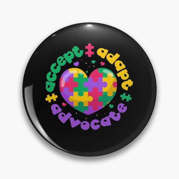 Item preview, Autism Awareness Accept Adapt Advocate designed and sold by brightgift.