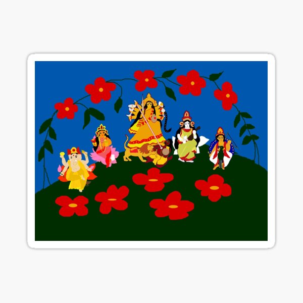 Durga Sticker