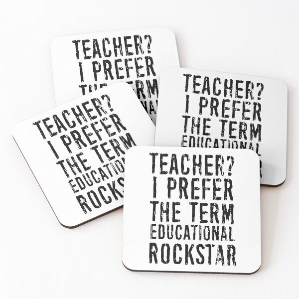 Item preview, Educational-Rockstar Teacher designed and sold by AlbertoReichert.