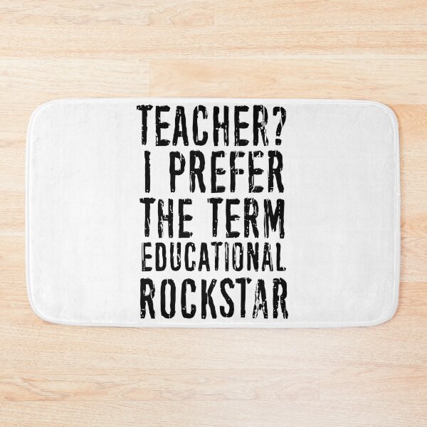Item preview, Educational-Rockstar Teacher designed and sold by AlbertoReichert.