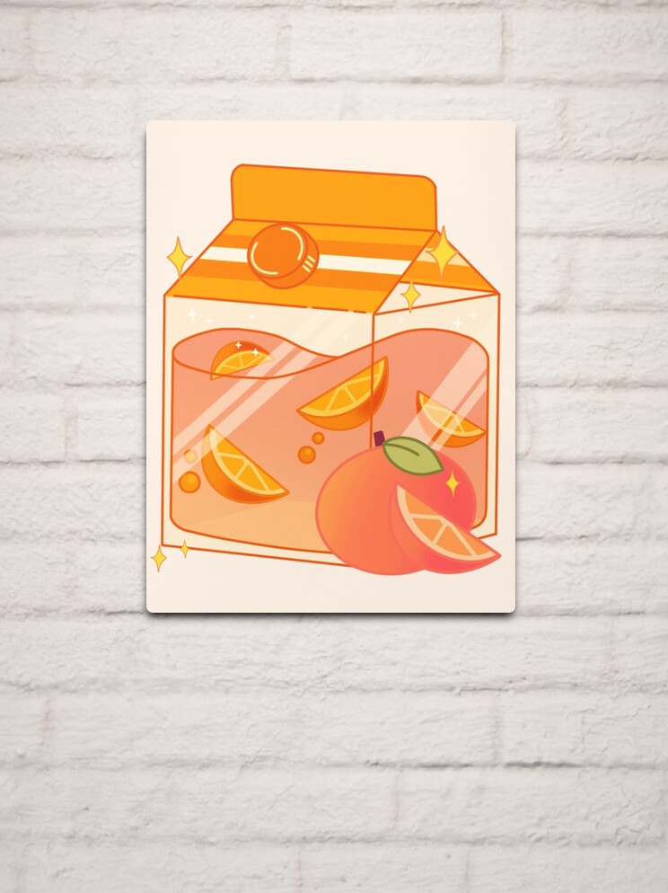 Orange Juice Box Art Board Print for Sale by Gmaish