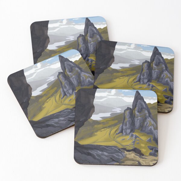Item preview, Amazing mountains view digital artwork designed and sold by DarrriaDesign.
