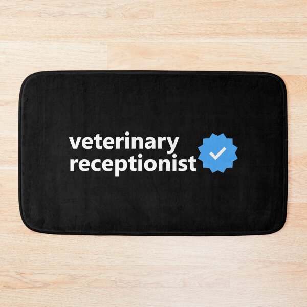 Item preview, Veterinary Receptionist (Instagram verified) designed and sold by TalesOfScience.
