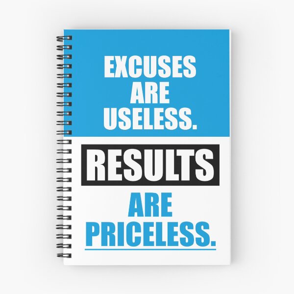 Item preview, Excuses Are Useless. Results Are Priceless. - Gym Motivational Quotes designed and sold by Labno4.