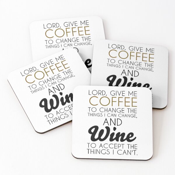 Item preview, Lord give me Coffee and Wine designed and sold by AlbertoReichert.