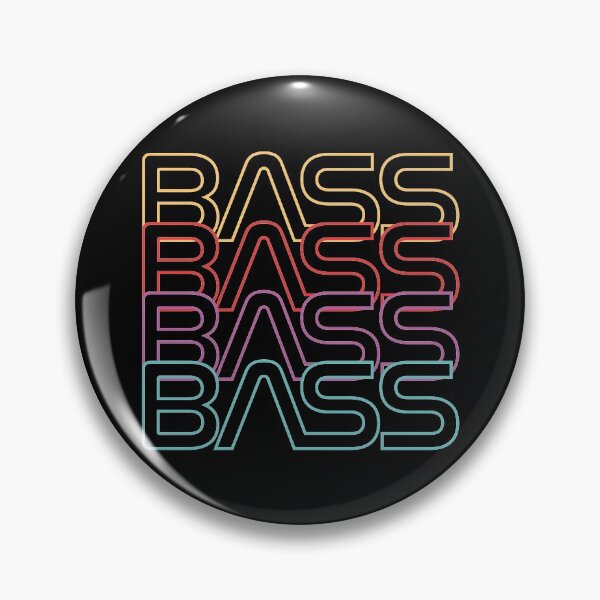 Item preview, Bass Neon Colors Repeated Text designed and sold by nightsworthy.