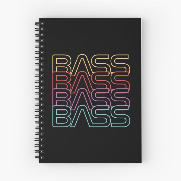 Item preview, Bass Neon Colors Repeated Text designed and sold by nightsworthy.